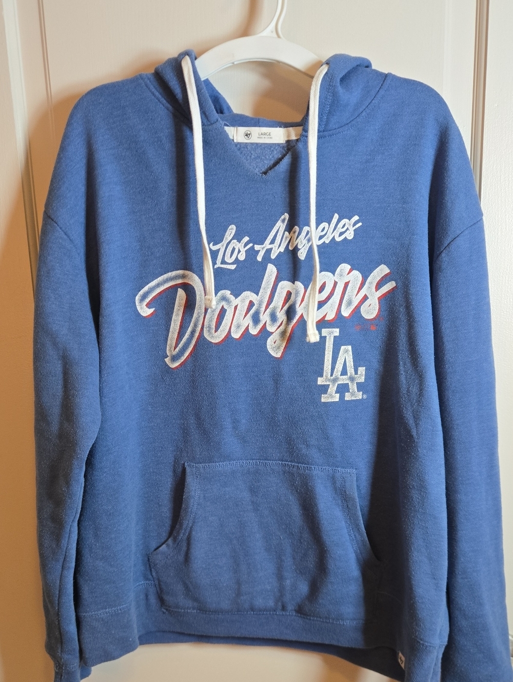 47 Brand Los Angeles Dodgers Blue Crewneck Hoodie